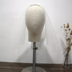 Layer Mesh Head Veil With Comb Back Veil Bridal Wedding Hair Accessories