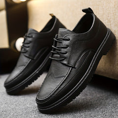 Men's Brogue Wingtip Derby Dress Shoes Lace-up Formal Business Events