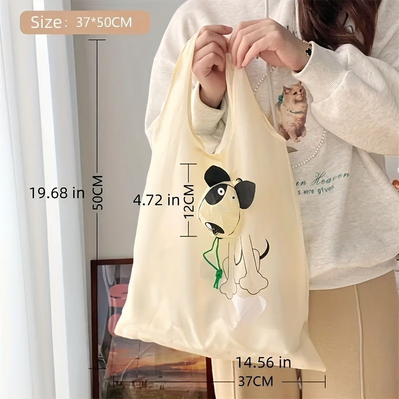 5pcs Reusable Grocery Bags Foldable Tote Bag Nylon Shopping Large Capacity