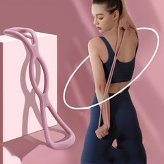 8-Shaped Yoga Resistance Bands - High Elastic Fitness Stretching Rope