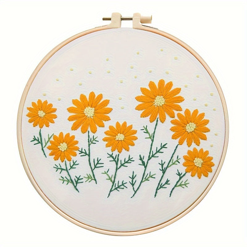 DIY Beauty 3D Floral Embroidery Kit for Beginners