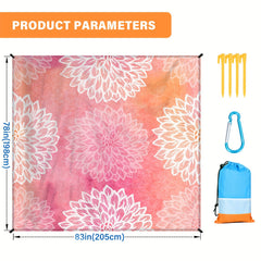Waterproof Beach Blanket Sandproof Mat for Outdoor Travel Camping Picnic