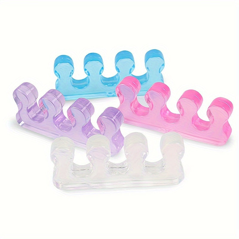 4pcs Gel Toe Separator For Men And Women - Toe Stretcher Divider Spacer