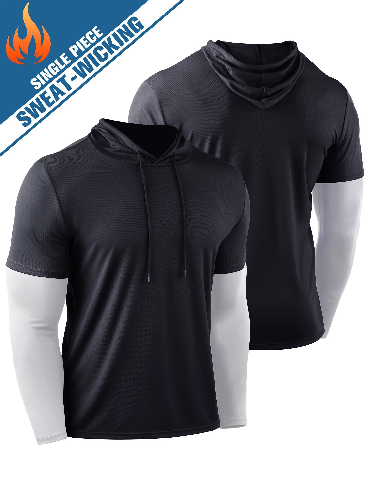 Men's Training Hoodie for Gym Fitness and Running