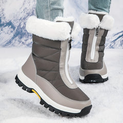 Women's Waterproof Snow Boots Warm Winter Hiking Boots