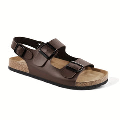 Men's Buckle Sandals Casual Non Slip Shoes Open Toe Shoes For Outdoor Beach