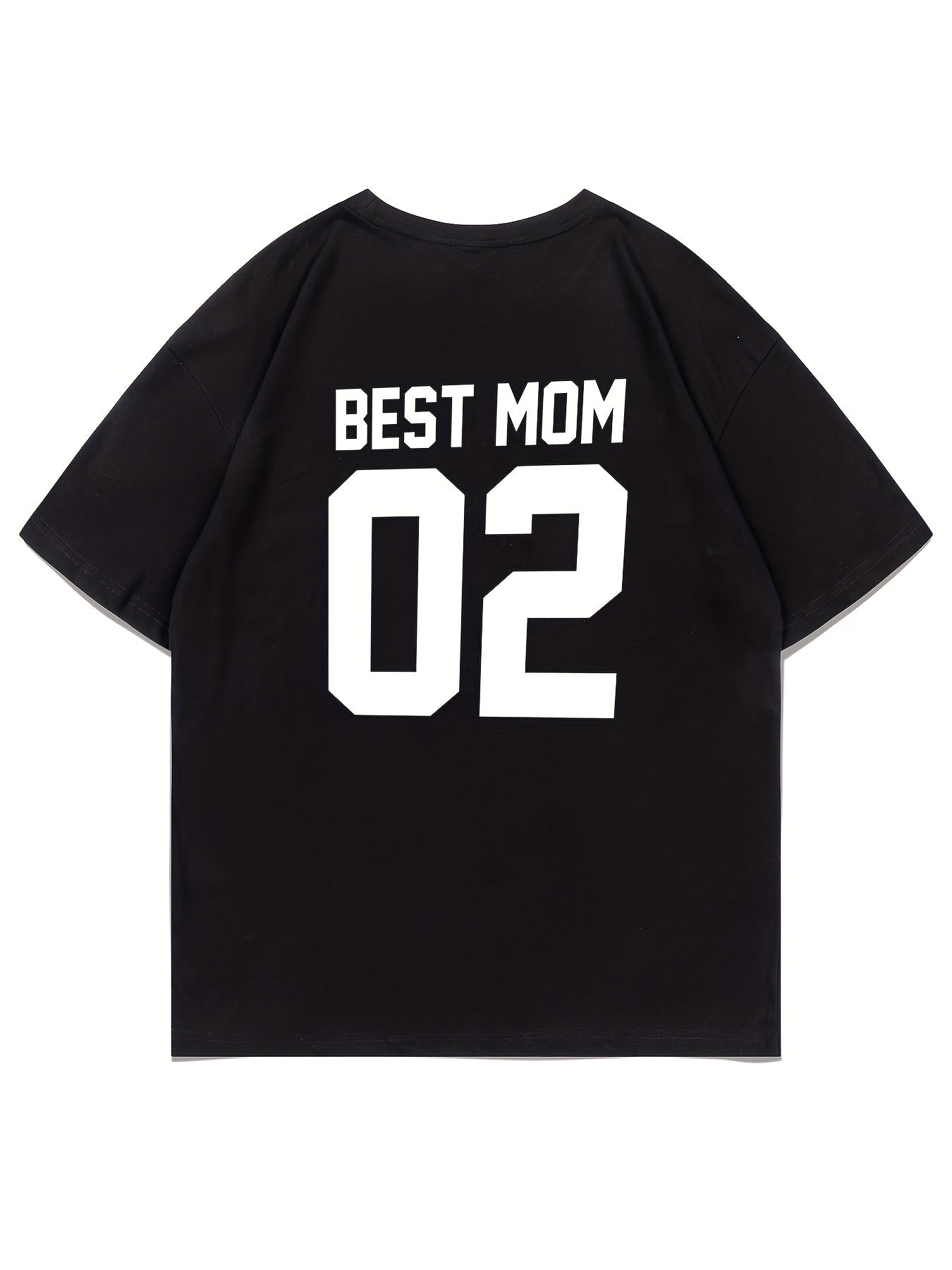 Family Matching T shirts DAD&MOM&SON&DAUGHTER Number And Letter Print