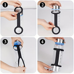 Water Bottle Handle Grip for Active Lifestyles - Perfect for Outdoor Activities