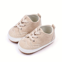 Comfy Non Slip Soft Sole Lace Up Shoes for Babies 0-1 Years