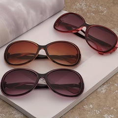 Oversized Cat Eye Sunglasses Gradient Lens UV400