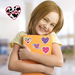 50pcs Heart Romantic Love Stickers for Kids Teens Ad