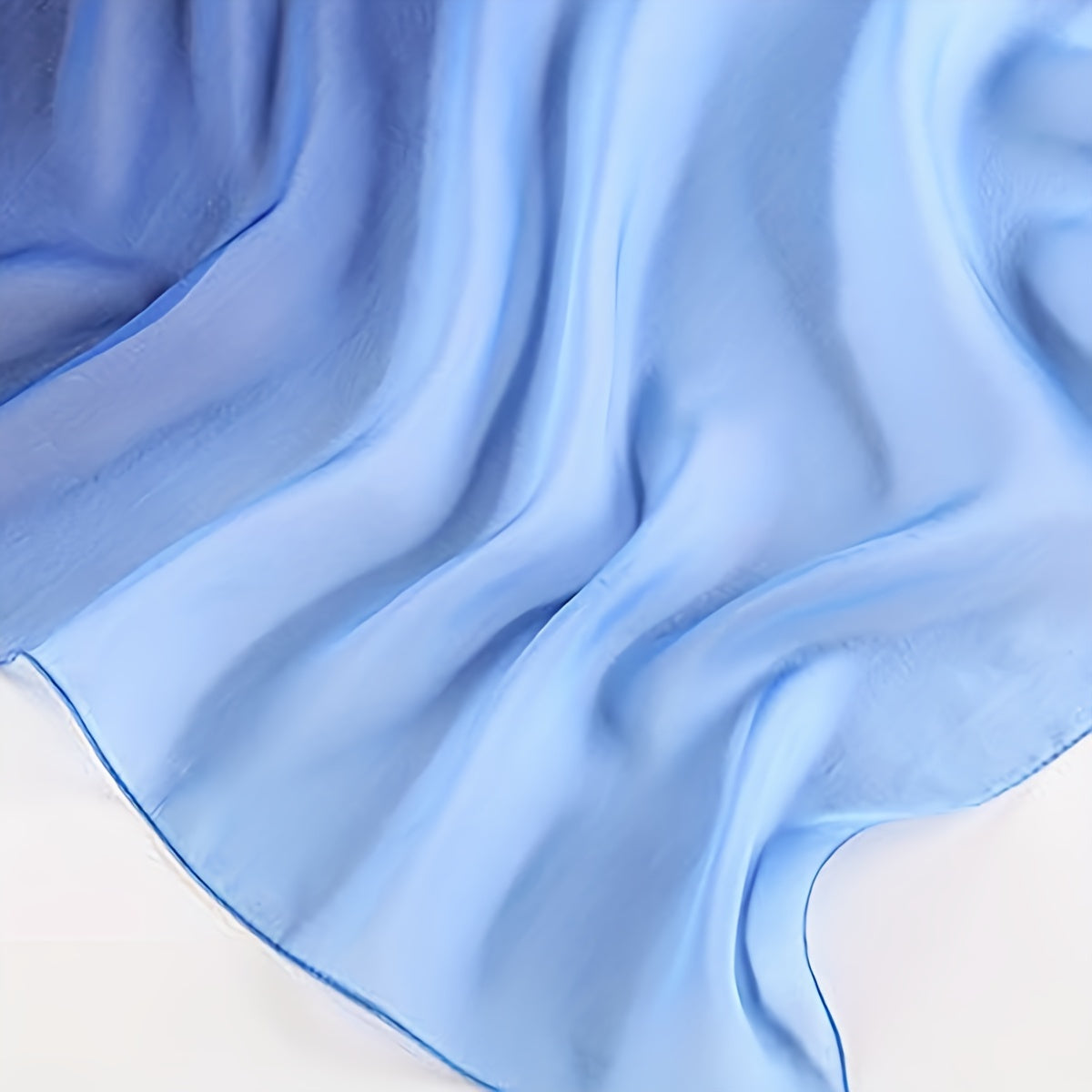 Gradient Silk Scarf Hijab Shawl Casual Windproof Head Wraps Turban