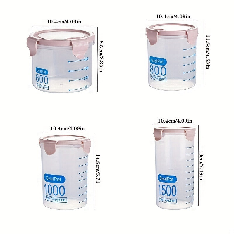 Food Storage Containers With Lids Sealed Fresh-keeping Candy Jars