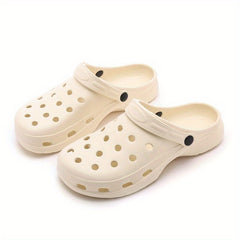 Unisex Lightweight Comfy Clogs Hollow Out Garden Shoes