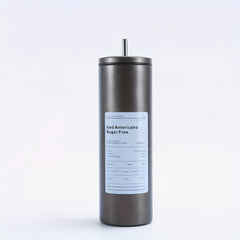 304 Stainless Steel Straw Coffee Cup Double Layer Vacuum Insulation