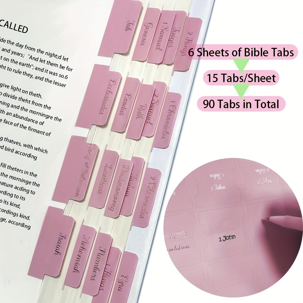 Golden Foil Bible Tabs For Women and Study