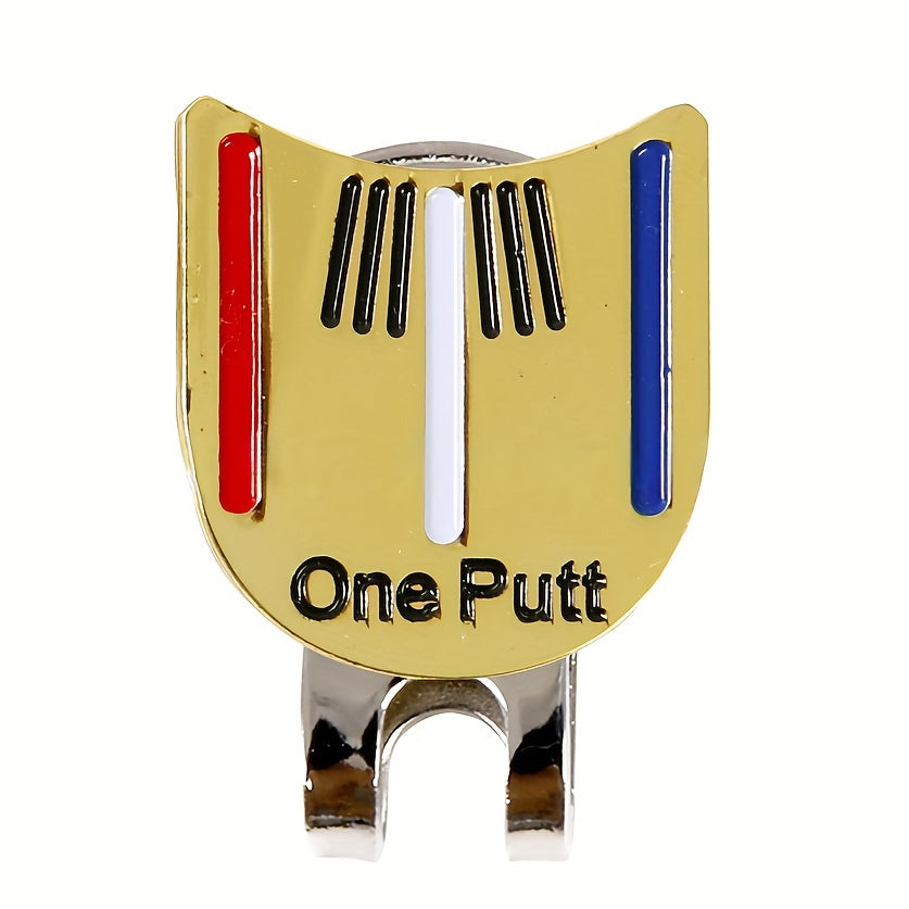Golf Hat Clip w/ Magnetic Ball Marker Durable Metal Clip Easy Attachment