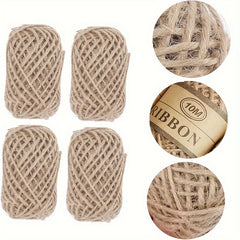 24 Rolls 3-strand DIY Braided Decorative Cord Ribbon Craft Supplies