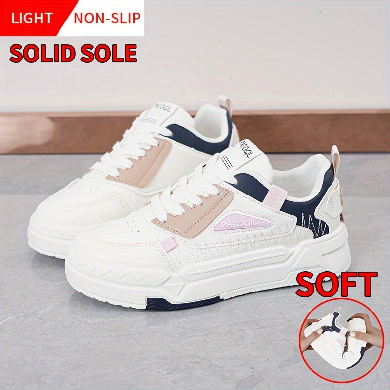 Thick Bottom Shock Absorption Chunky Sneakers