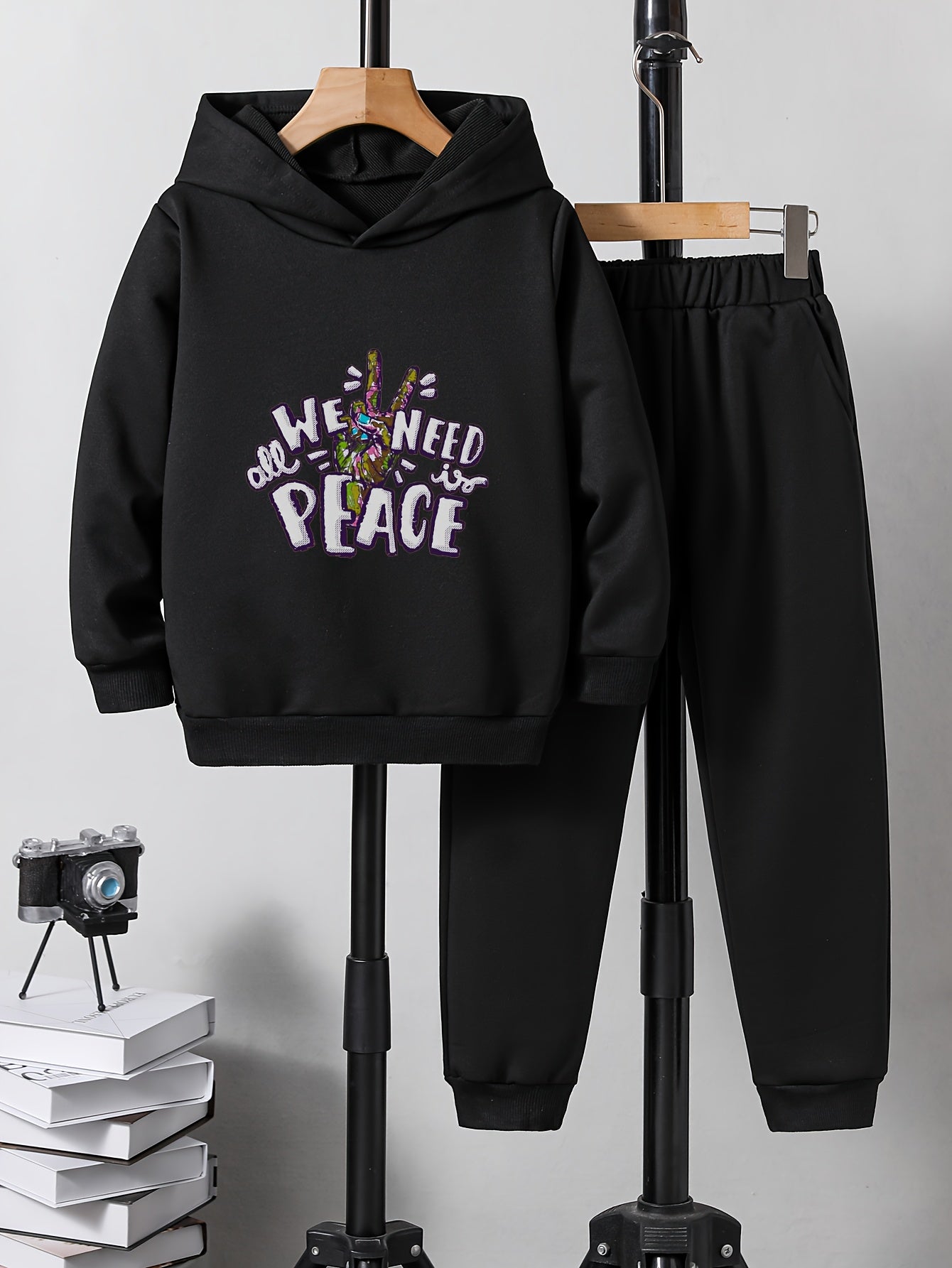 Boys Casual Hoodie & Sweatpants Set