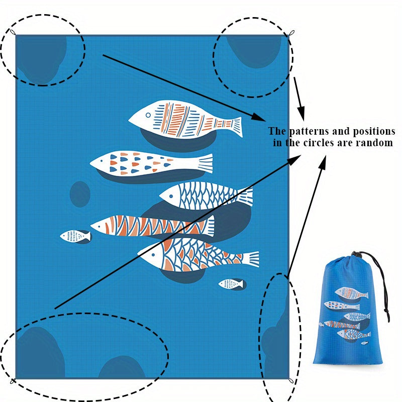 Waterproof Sandproof Beach Blanket Mat Oversized Portable Camping Blanket