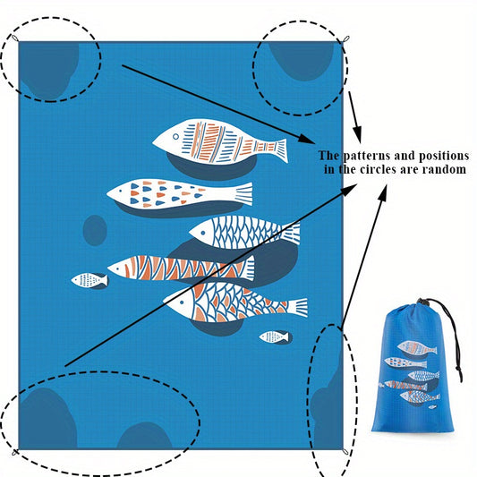 Waterproof Sandproof Beach Blanket Mat Oversized Portable Camping Blanket