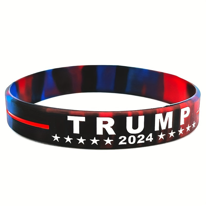5 Pcs Sport Style Silicone Bracelet For Party