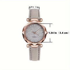 Glitter Quartz Sports Watch - Starry Style