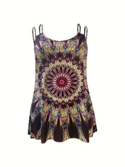 Graphic Print Tank Top for Women Cute Casual Sleeveless Shirt