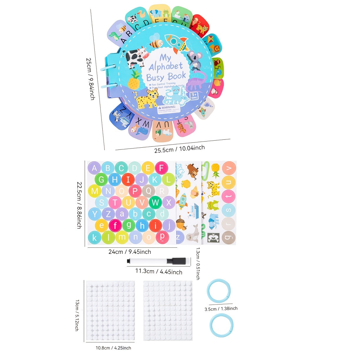 Alphabet Busy Book for Preschoolers