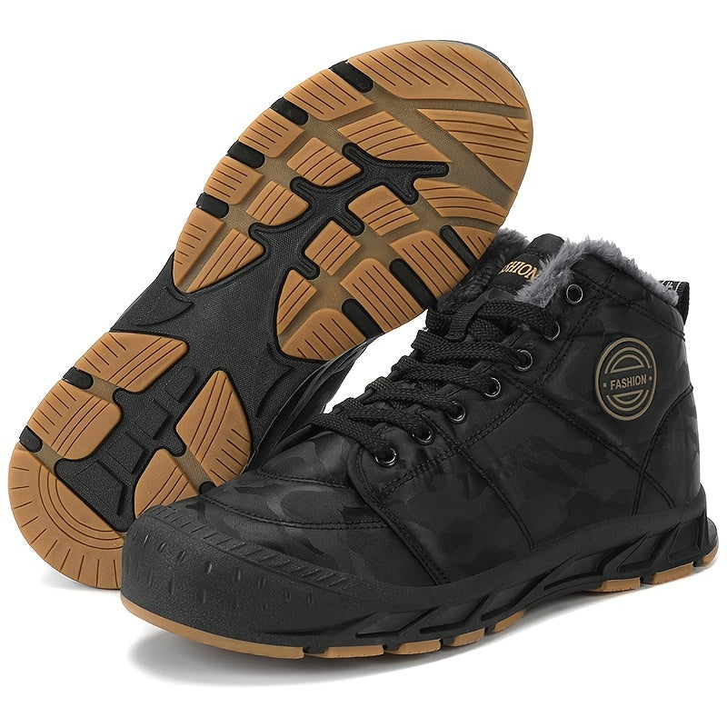 High Top Cotton Snow Boots for Hiking