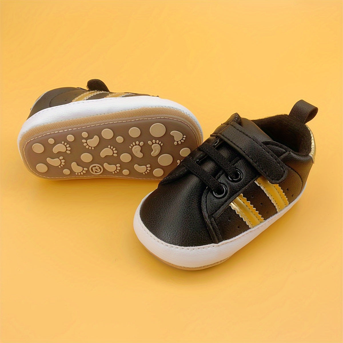 Baby Boys Lightweight Non Slip Sneakers for Indoor Outdoor Walking