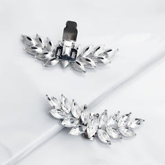 Crystal Shoe Buckles Rhinestone Shoe Clips DIY Shoe Decoration
