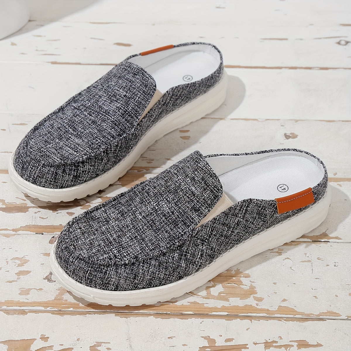 Men's Slip On Canvas Casual Shoes for Outdoor Walking