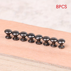 8 Pcs 1 12 Dollhouse Round Handle Furniture Decor