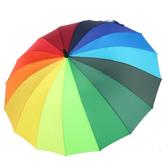 16 Bones Colorful Wind Resistant Umbrella