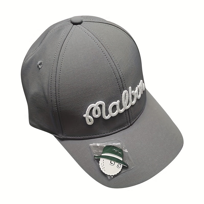 Golf Hat With Ball Marker Adjustable Baseball Cap