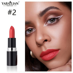 YABAOLIAN Starlight Matte Lipstick Long Lasting Moisturizing Lipstick