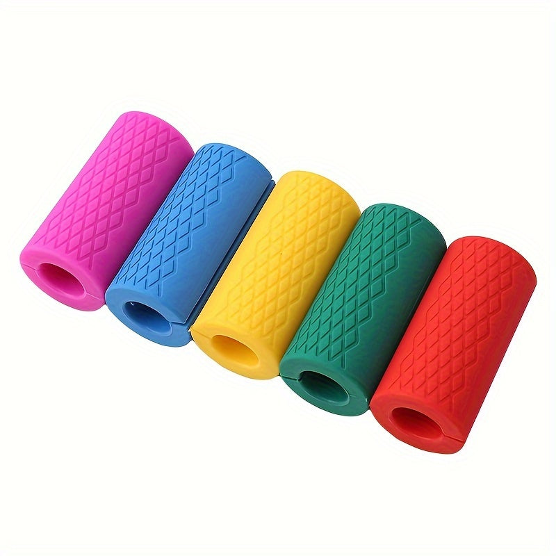 2pcs Silicone Dumbbell Grips Strength Training