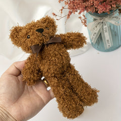 Little Bear Long Haired Teddy Bear Plush Toy Doll Pillow Girls Birthday Gift