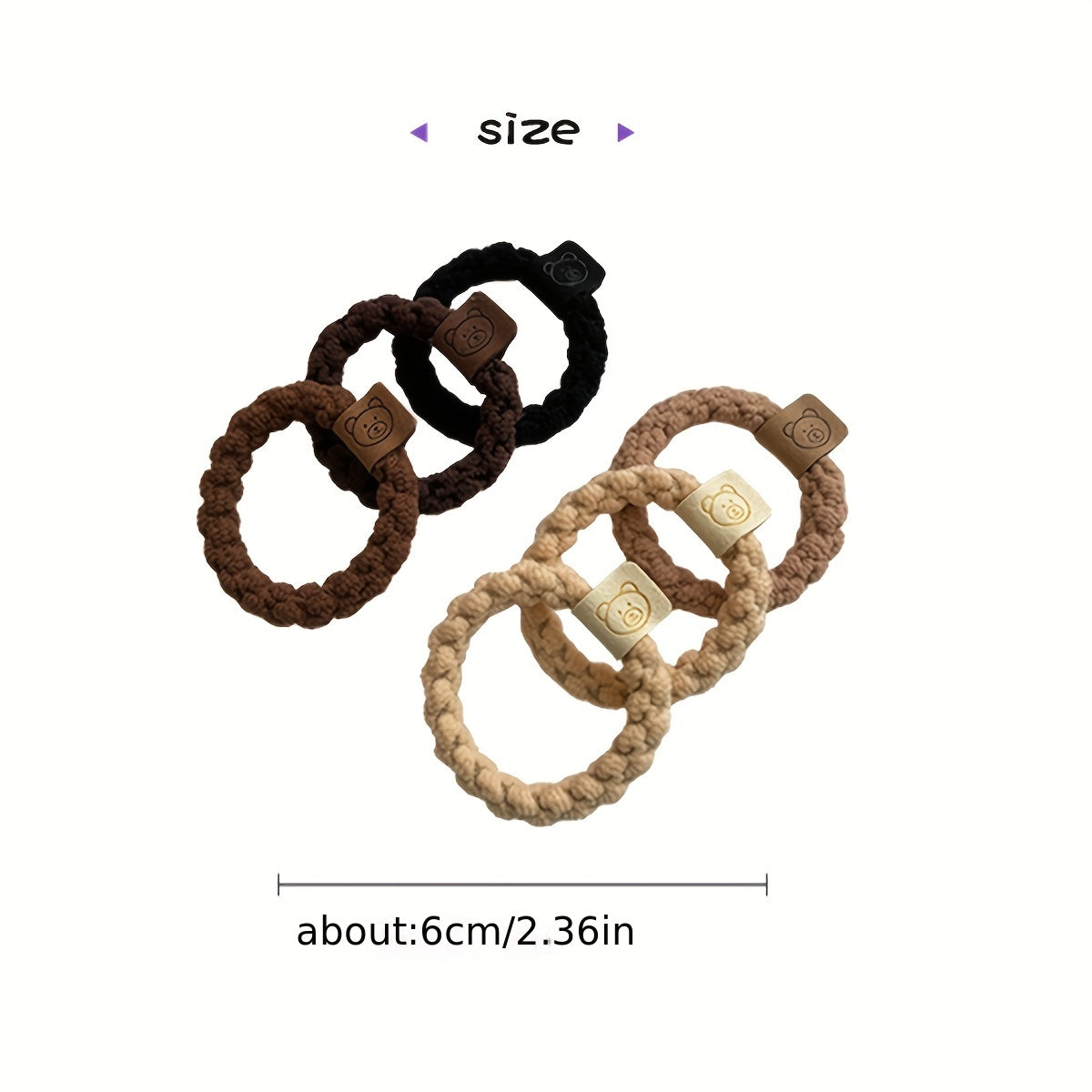 Sweet Hair Tie Hair Bands Ponytail Holders Scrunchies Hair Accessories