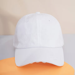Women's Candy Denim Baseball Cap Distressed Washed Sports Hat