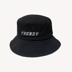 Embroidery Unisex Bucket Hat Lightweight Couple Basin Hat