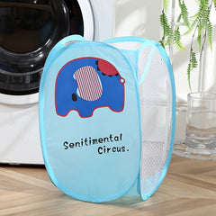 Foldable Portable Storage Basket for Kids Toy Bedroom Living Room