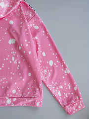 Leopard Dot Pattern Hoodie Girls Sweatshirt for Autumn Winter