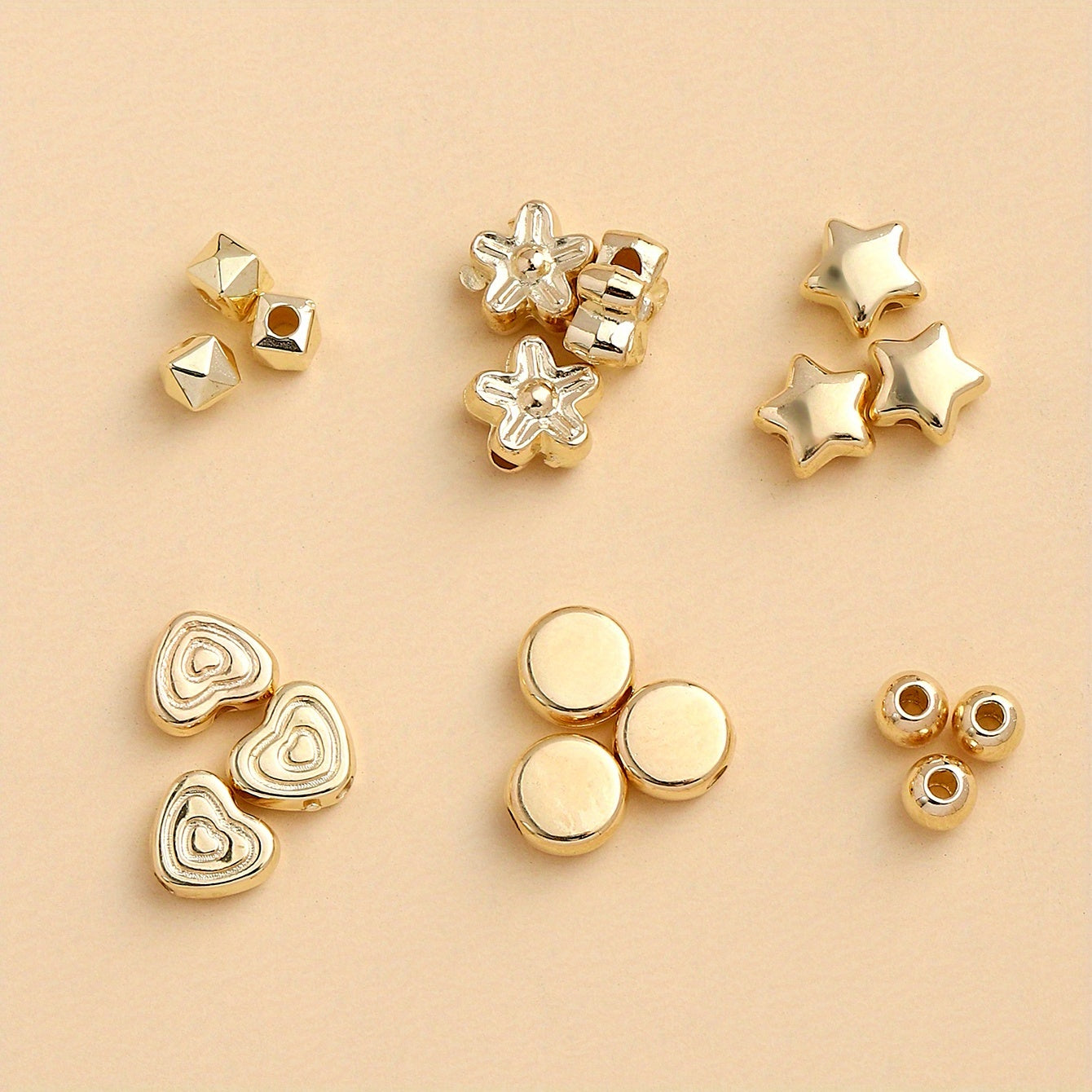 1200pcs Small Hole Beads Face cut Beads CCB Set DIY Making Jewelry Bags