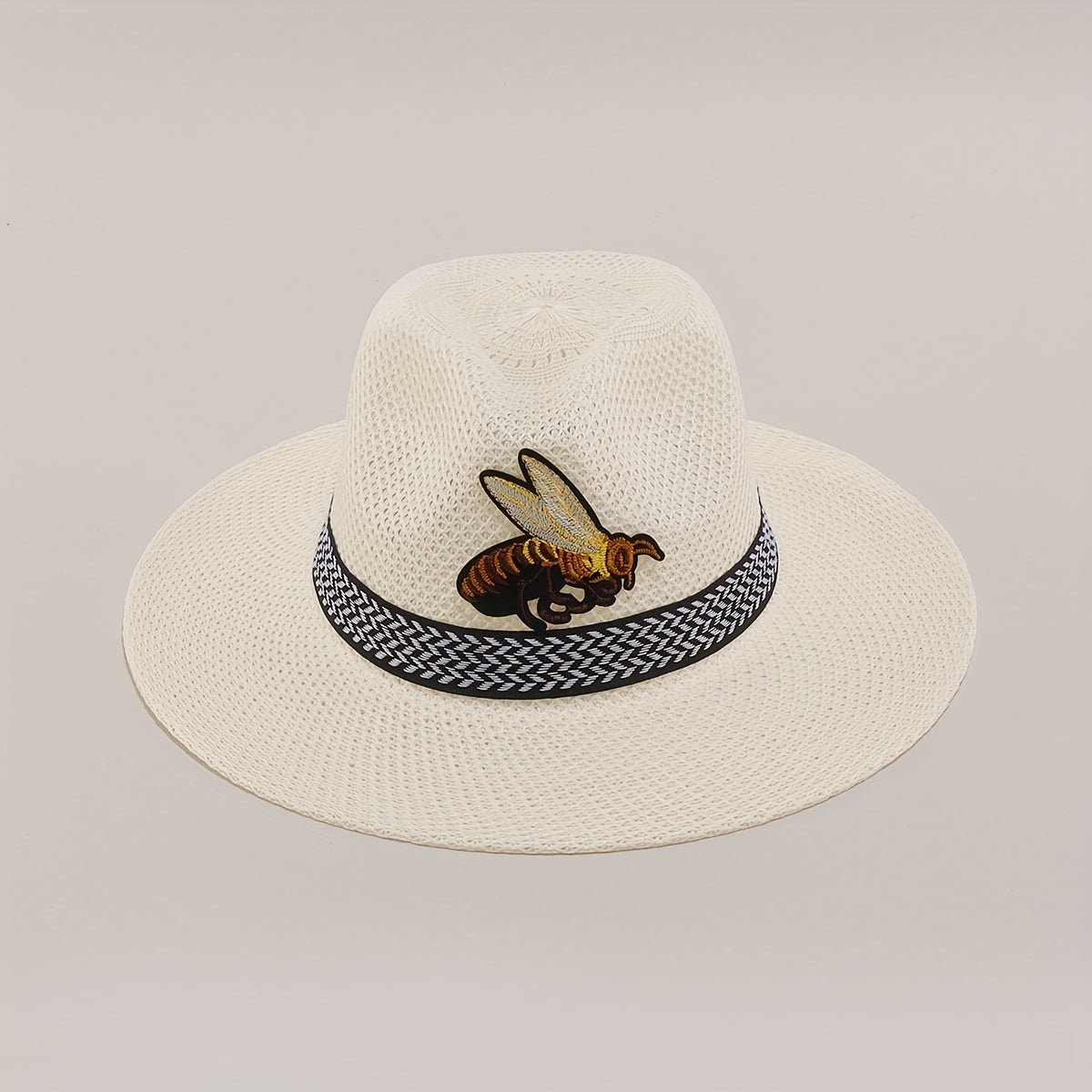 Outdoor Cowboy Hat Mens Summer Sun Hat Sun Protection Big Brim Straw Hat