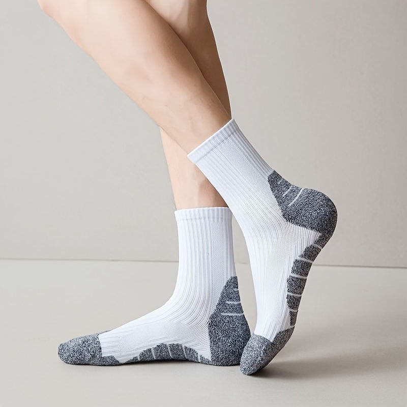 Basketball Socks Mid calf Socks Thick Padded Sweat absorbing Sports Socks