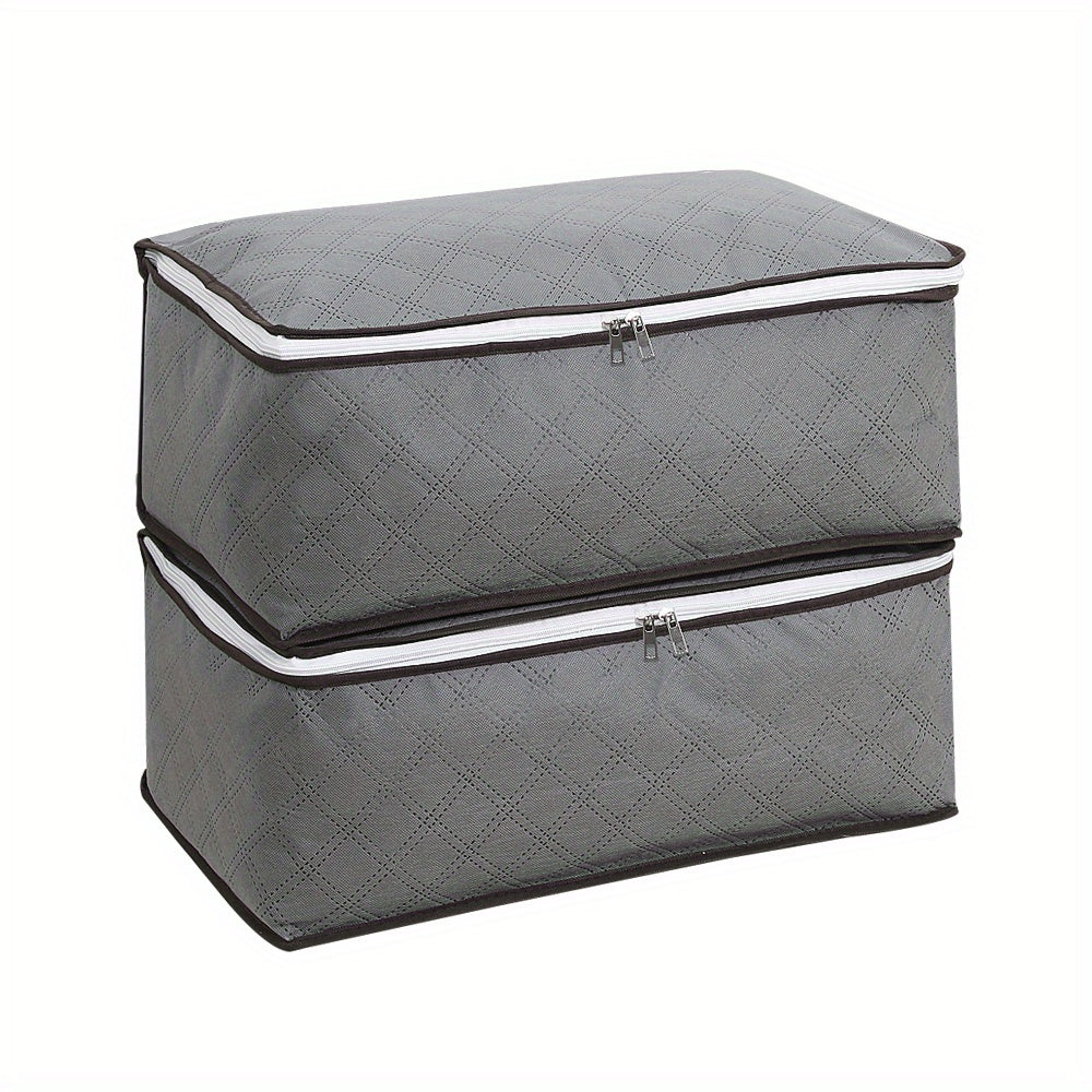 Durable Zipper Packaging Bag Large Capacity Dust Proof Square Storage Bag