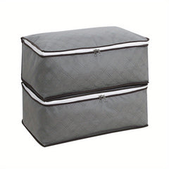 Durable Zipper Packaging Bag Large Capacity Dust Proof Square Storage Bag